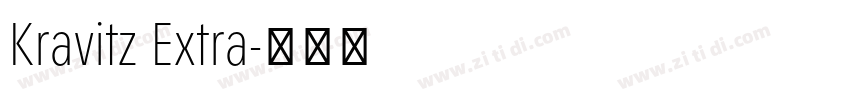 Kravitz Extra字体转换 Kravitz Extra字体转换